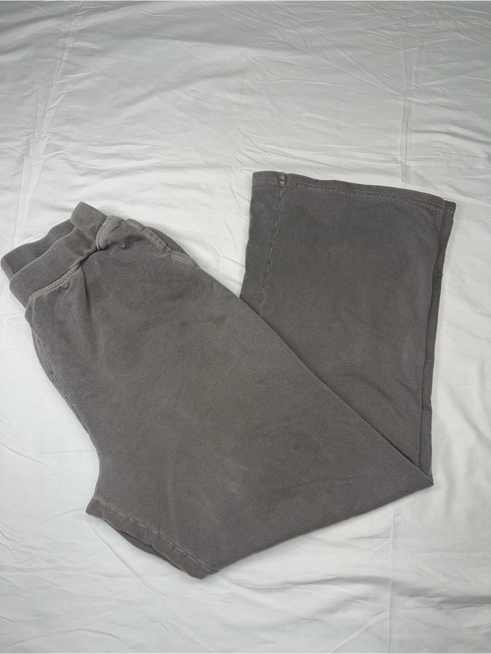 Zenana Outfitters Women's Gray Wide-Leg Jogger Pants
